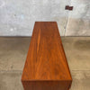 Mid Century Modern Walnut & Cane Credenza