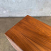 Mid Century Modern Walnut & Cane Credenza