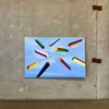 Hard Edge Painting On Canvas