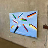 Hard Edge Painting On Canvas