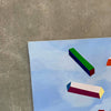 Hard Edge Painting On Canvas