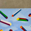 Hard Edge Painting On Canvas