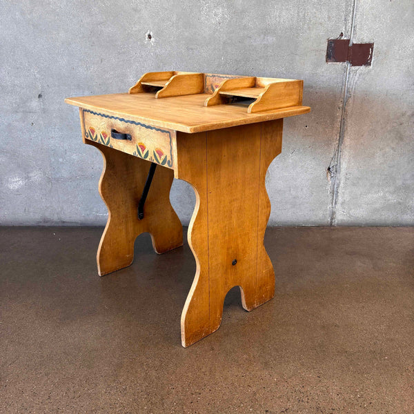 Monterey Furniture 1930s Post Card Desk - Early Straw Ivory