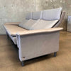 Norwegian Batick Grey Three Seat High Back Reclining Sofa For Stressless