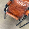 Set of Four Charlotte Perriand Chairs For Les Acres In Steel & Leather