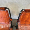 Set of Four Charlotte Perriand Chairs For Les Acres In Steel & Leather