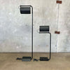 Pair of Ron Rezek Floor Lamps In Black