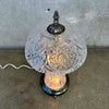 Pair of Cut Lead Crystal 1960s Italian Table Lamps - Working Condition