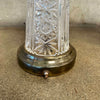 Pair of Cut Lead Crystal 1960s Italian Table Lamps - Working Condition