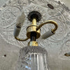 Pair of Cut Lead Crystal 1960s Italian Table Lamps - Working Condition