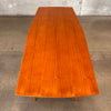 Vintage UK Scandinavian Beechwood Sculpted Console Table