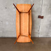 Vintage UK Scandinavian Beechwood Sculpted Console Table