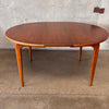 Mid Century Modern Walnut Dining Table With Three Leaves By Lane Perception