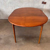 Mid Century Modern Walnut Dining Table With Three Leaves By Lane Perception