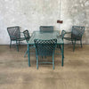 Vintage Brown Jordan Tamiami Patio Set - Rectangular Table & 6 Chairs