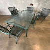 Vintage Brown Jordan Tamiami Patio Set - Rectangular Table & 6 Chairs