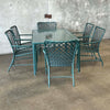 Vintage Brown Jordan Tamiami Patio Set - Rectangular Table & 6 Chairs