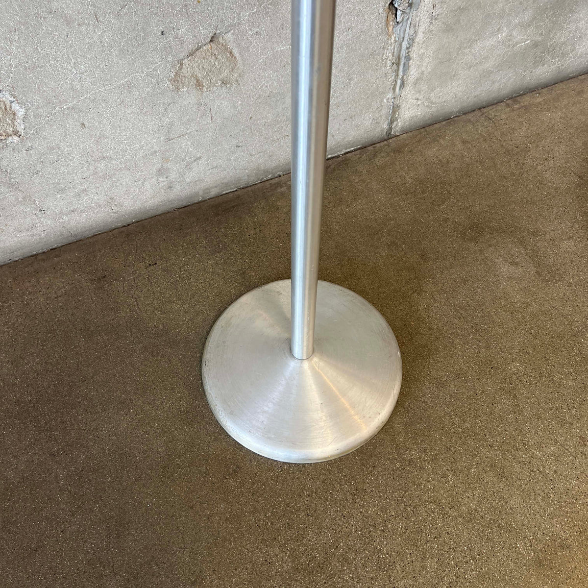 Vintage Industrial Mad Men Mid Century Modern Spun Aluminum Coat/Hat Rack