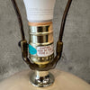 Vintage Ball Beige Table Lamp With Shade
