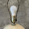 Vintage Ball Beige Table Lamp With Shade