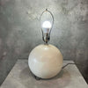 Vintage Ball Beige Table Lamp With Shade