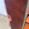 Italian Made Leather Faux Bookcase CD Holder With Hand & Scroll Handle