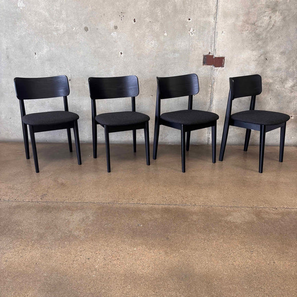 Set of Four West Elm Laila Dining Chairs
