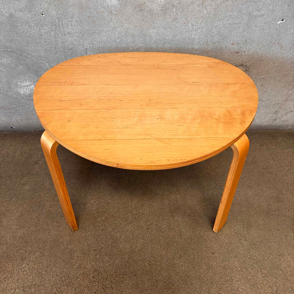 Mid Century Modern Light Wood Coffee Table #1