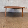Mid Century Modern Dark Wood Coffee Table