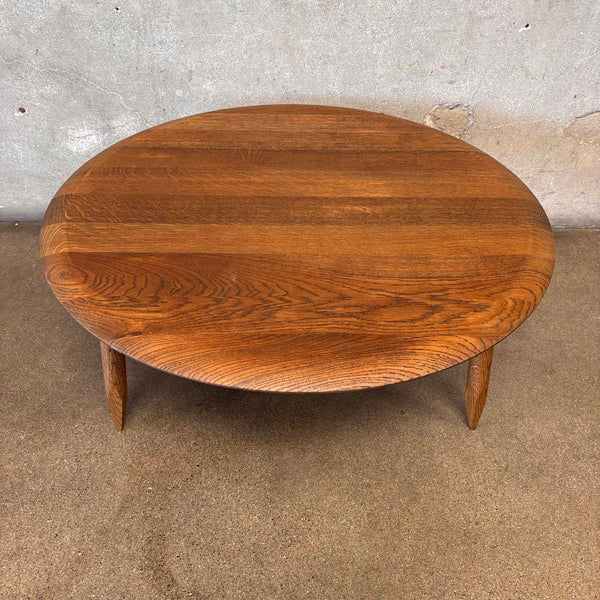 Mid Century Modern Dark Wood Coffee Table