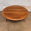 Mid Century Modern Dark Wood Coffee Table