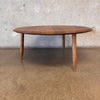 Mid Century Modern Dark Wood Coffee Table