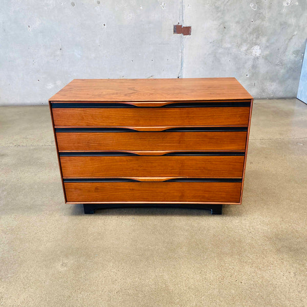 Mid Century Four Drawer Dresser Chest of Drawers By Glenn of California