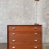 Mid Century Modern Petite Highboy Dresser