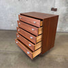 Mid Century Modern Petite Highboy Dresser
