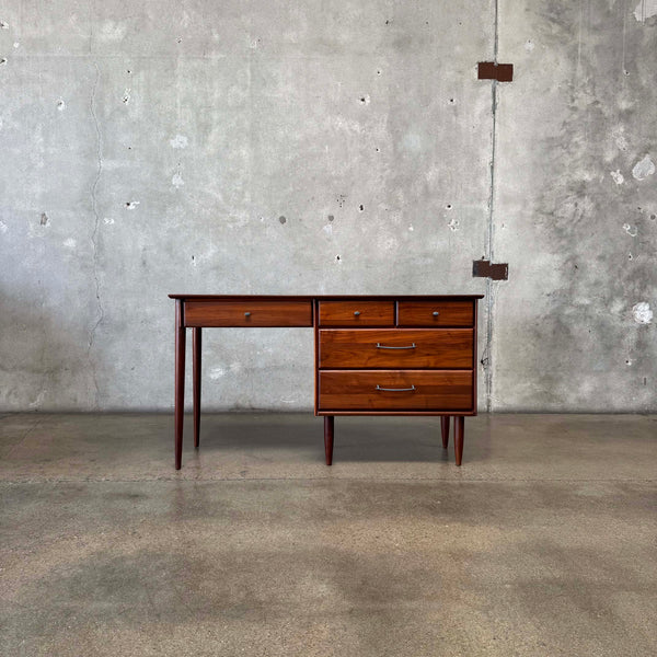 Solid Walnut Mid Century Modern Desk