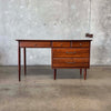 Solid Walnut Mid Century Modern Desk