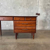 Solid Walnut Mid Century Modern Desk