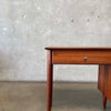 Solid Walnut Mid Century Modern Desk
