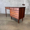 Solid Walnut Mid Century Modern Desk