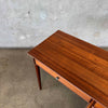 Solid Walnut Mid Century Modern Desk