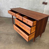 Solid Walnut Mid Century Modern Desk