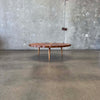 Mid Century Modern Mixed Wood Coffee Table