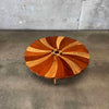 Mid Century Modern Mixed Wood Coffee Table