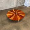 Mid Century Modern Mixed Wood Coffee Table
