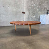 Mid Century Modern Mixed Wood Coffee Table