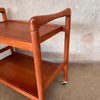 Danish Modern Teak Bar Cart