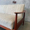 Danish Teak Sofa / Pull-Out Daybed With Original Upholstery
