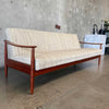 Danish Teak Sofa / Pull-Out Daybed With Original Upholstery