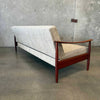 Danish Teak Sofa / Pull-Out Daybed With Original Upholstery